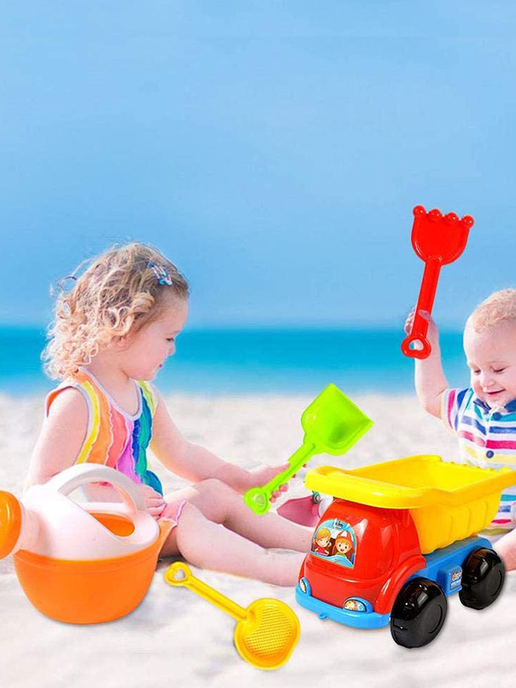 아기 해변 모래 장난감, 눈 해변 장난감 세트 바다 동물 금형 해변 삽 레이크 유아 야외 놀이 어린이 수영 목욕 장난감